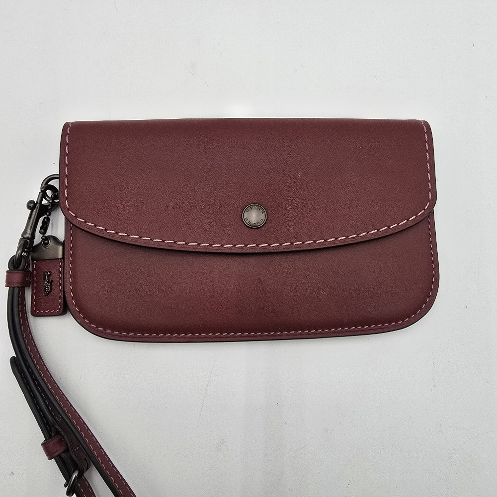 Coach 1941 Glovetanned Leather Wallet/ Wristlet/ Clutch, EUC